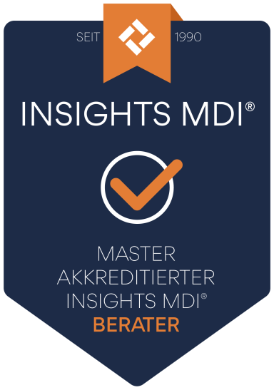 Zertifikat für einen akkreditierten Master-Berater von Insights MDI.