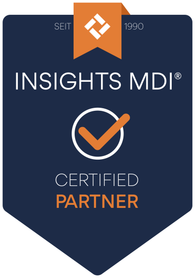 Logo von Insights MDI mit dem Text "Certified Partner" und dem Gründungsjahr 1990.